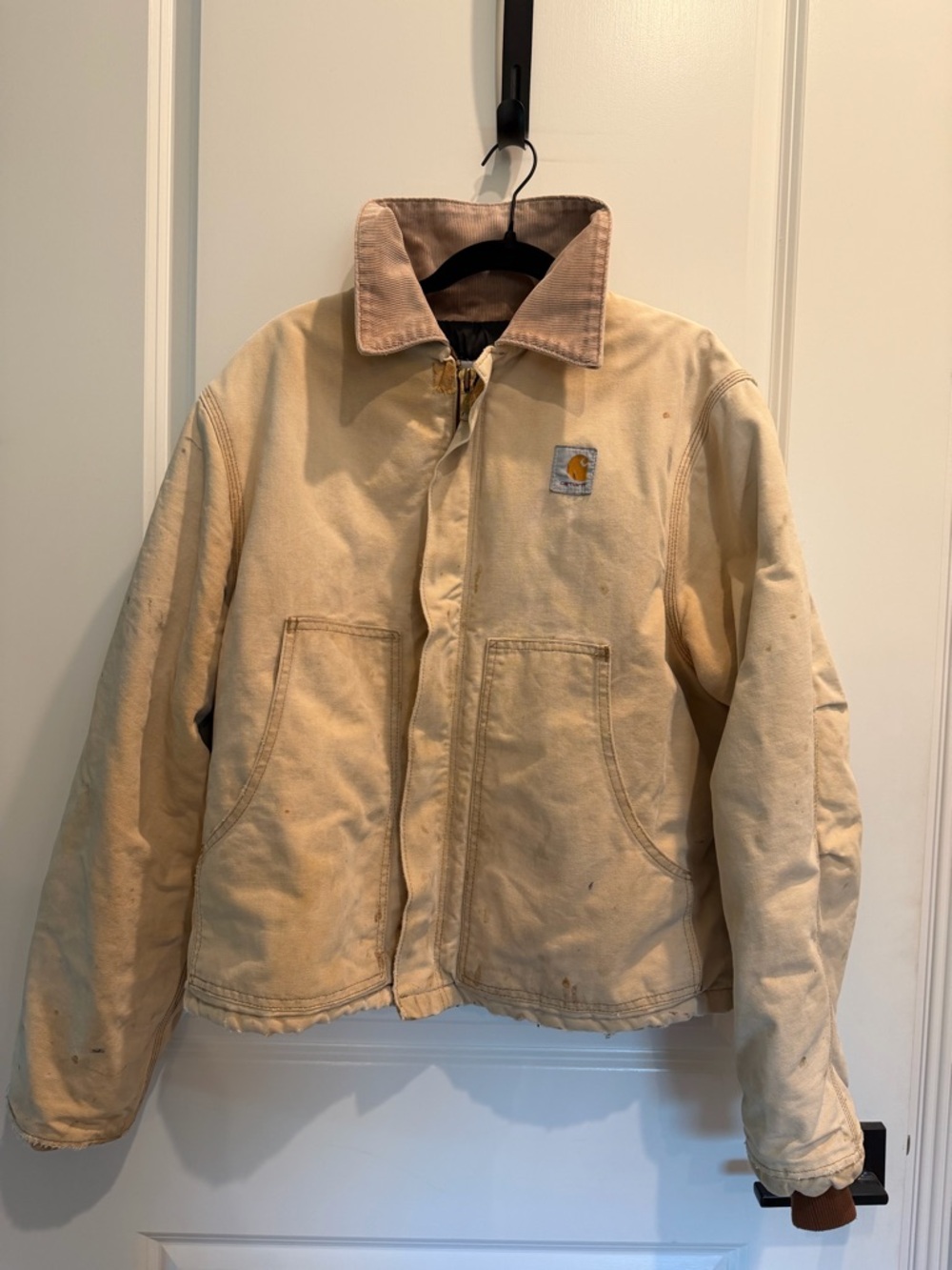 Vintage Carhartt Detroit Jacket Mens Extra Large Brown J02 BRN 80s Made in USA